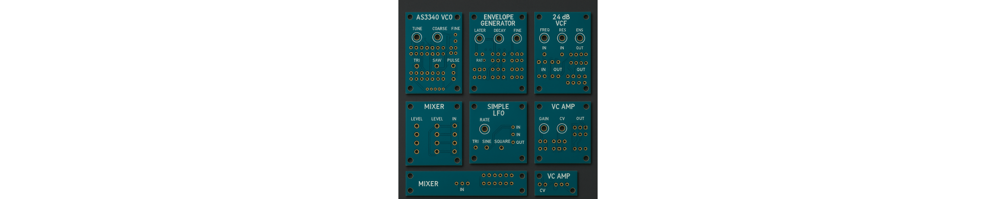 Modular Synth PCBs